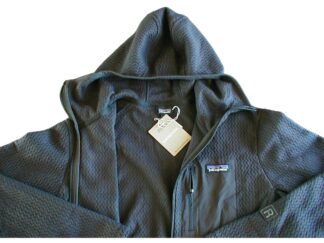 【新品S】パタゴニア M’s R1エア・フルジップ・フーディ■ patagonia Black(BLK) ■