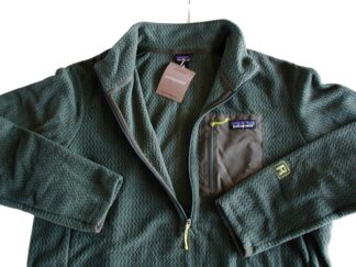 【新品L】パタゴニア M’s R1エア・ジップネック ■ patagonia Torrey Pine Green（TPGN）■