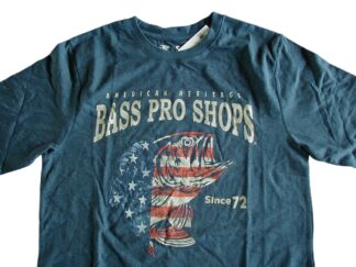 ■送料込■【新品S】バス・プロ・ショップス M’s FLAG TEE ■ BASS PRO SHOPS ネイビー (Navy Heather) ■