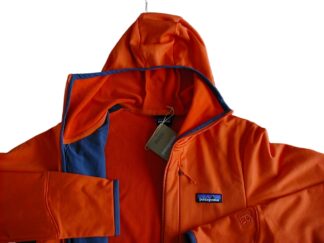 【新品S】パタゴニア M’s R1 サーマル・フルジップ・フーディ ■ patagonia Pollinator Orange (PLNO)