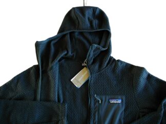【新品XS】 パタゴニア Ｍ’s R1 エア・フルジップ・フーディ ■ patagonia Black (BLK)