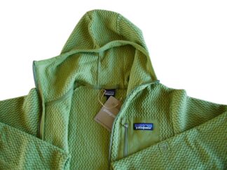 【新品S】 パタゴニア M’s R1 エア・フルジップ・フーディ■ patagonia Graze Green (GRZG) ■