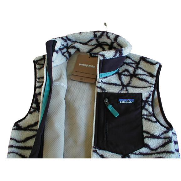 【新品XS】 パタゴニア M’s クラシック・レトロX・ベスト■ Patagonia Pine Stamp Big:Natural(PSBN)■