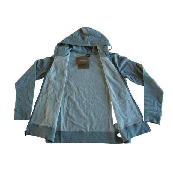 【新品L】パタゴニア W’s Groovy Type Lightweight Full-Zip Hoody ■ Feather Grey (FEA) - 画像 (4)