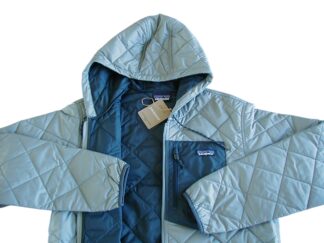 【新品M】 パタゴニア M’s ダイアモンド・キルテッド・ボマー・フーディ ■ patagonia Forever Grey (FEGY)■