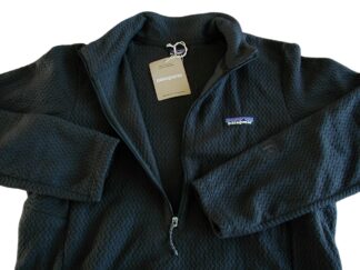 【新品S】パタゴニア W’s R1エア・ジップネック ■ patagonia ■ Black (BLK)