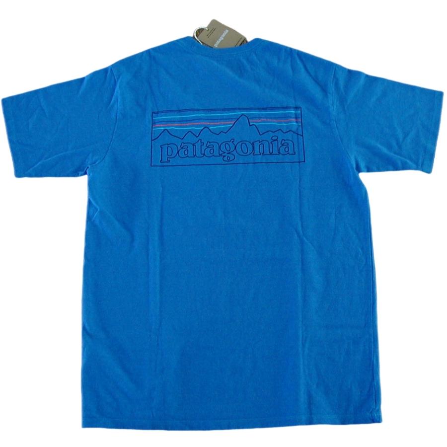 【新品S】パタゴニア M’s P-6ロゴ・レスポンシビリティー ■ patagonia P-6 Outline: Vessel Blue (POLV) - 画像 (4)