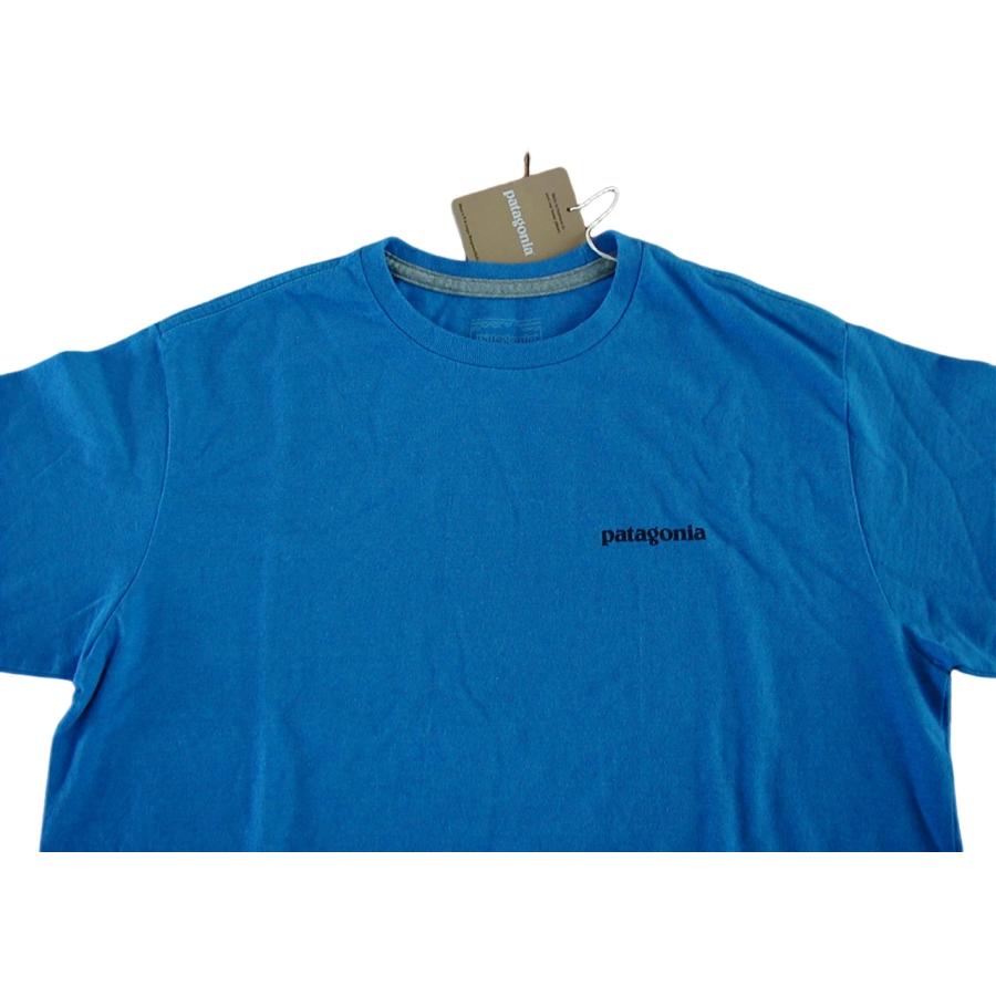 【新品S】パタゴニア M’s P-6ロゴ・レスポンシビリティー ■ patagonia P-6 Outline: Vessel Blue (POLV)