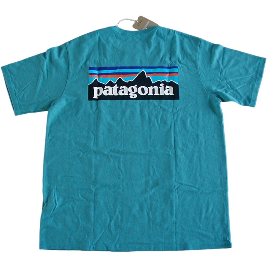 【新品M】パタゴニア M’s P-6ロゴ・レスポンシビリティー ■ patagonia Belay Blue (BLYB) - 画像 (3)