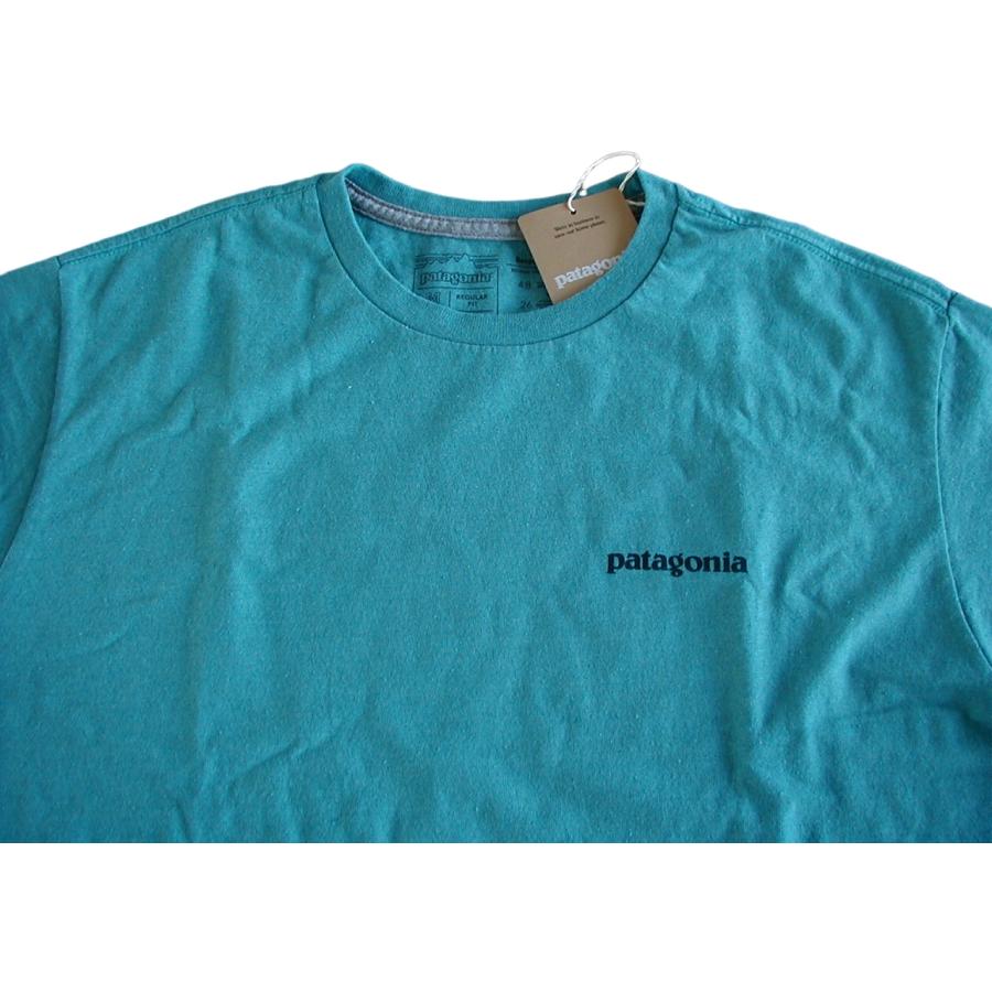 【新品M】パタゴニア M’s P-6ロゴ・レスポンシビリティー ■ patagonia Belay Blue (BLYB)