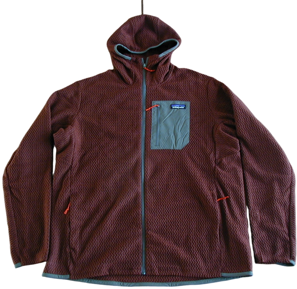 【新品M】パタゴニア M’s R1 エア・フルジップ・フーディ■ patagonia ■ Dried Vanilla (DVL) ■ - 画像 (4)