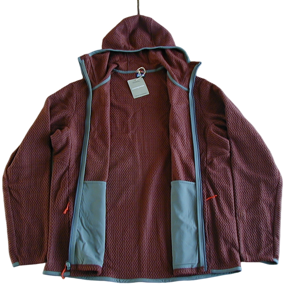 【新品M】パタゴニア M’s R1 エア・フルジップ・フーディ■ patagonia ■ Dried Vanilla (DVL) ■ - 画像 (3)