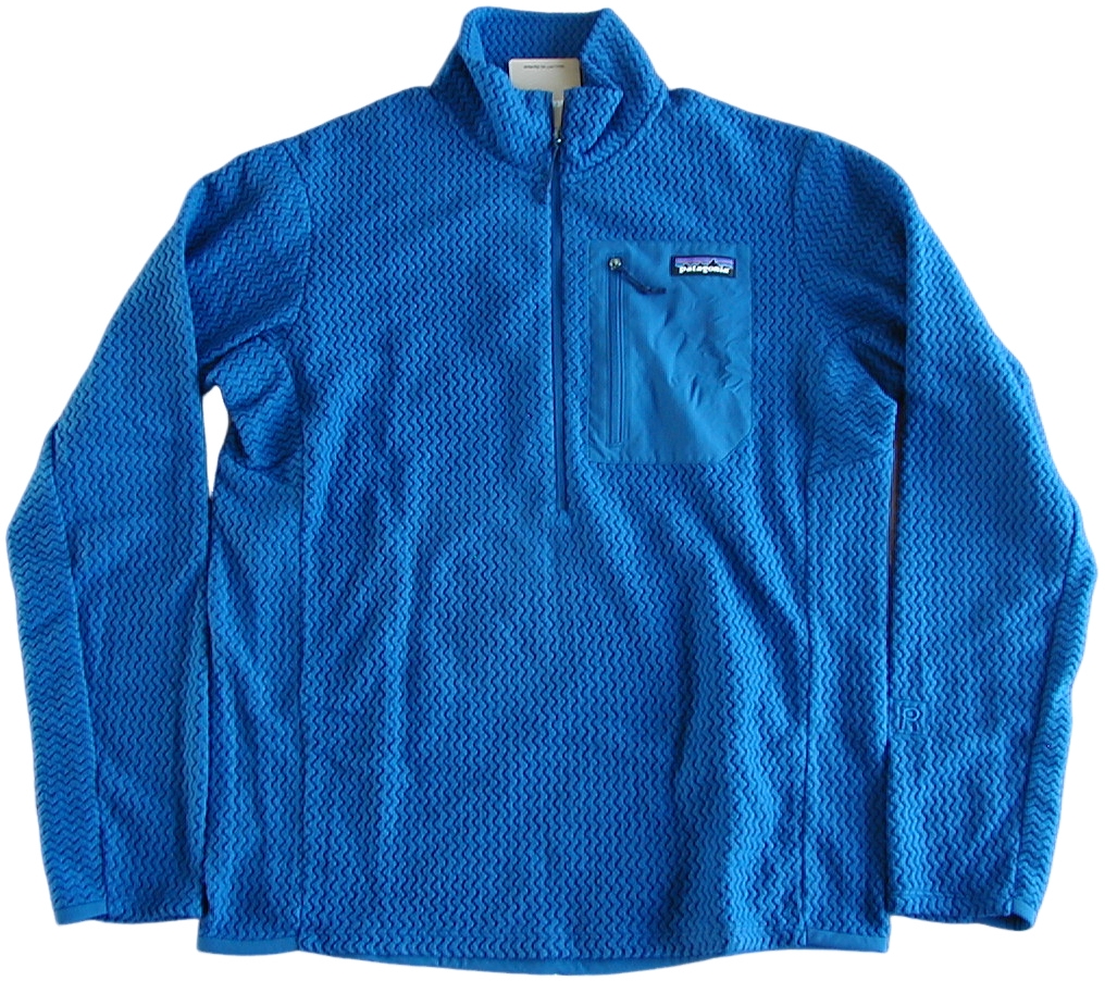 【新品S】パタゴニア M’s R1エア・ジップネック ■ patagonia ■ Clement Blue (CLMB) ■ - 画像 (3)