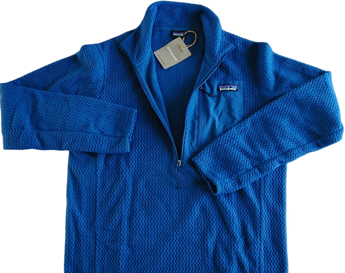 【新品S】パタゴニア M’s R1エア・ジップネック ■ patagonia ■ Clement Blue (CLMB) ■ - 画像 (2)