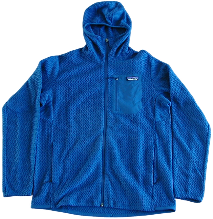 【新品S】パタゴニア M’s R1 エア・フルジップ・フーディ■ patagonia ■ Clement Blue (CLMB) ■ - 画像 (4)
