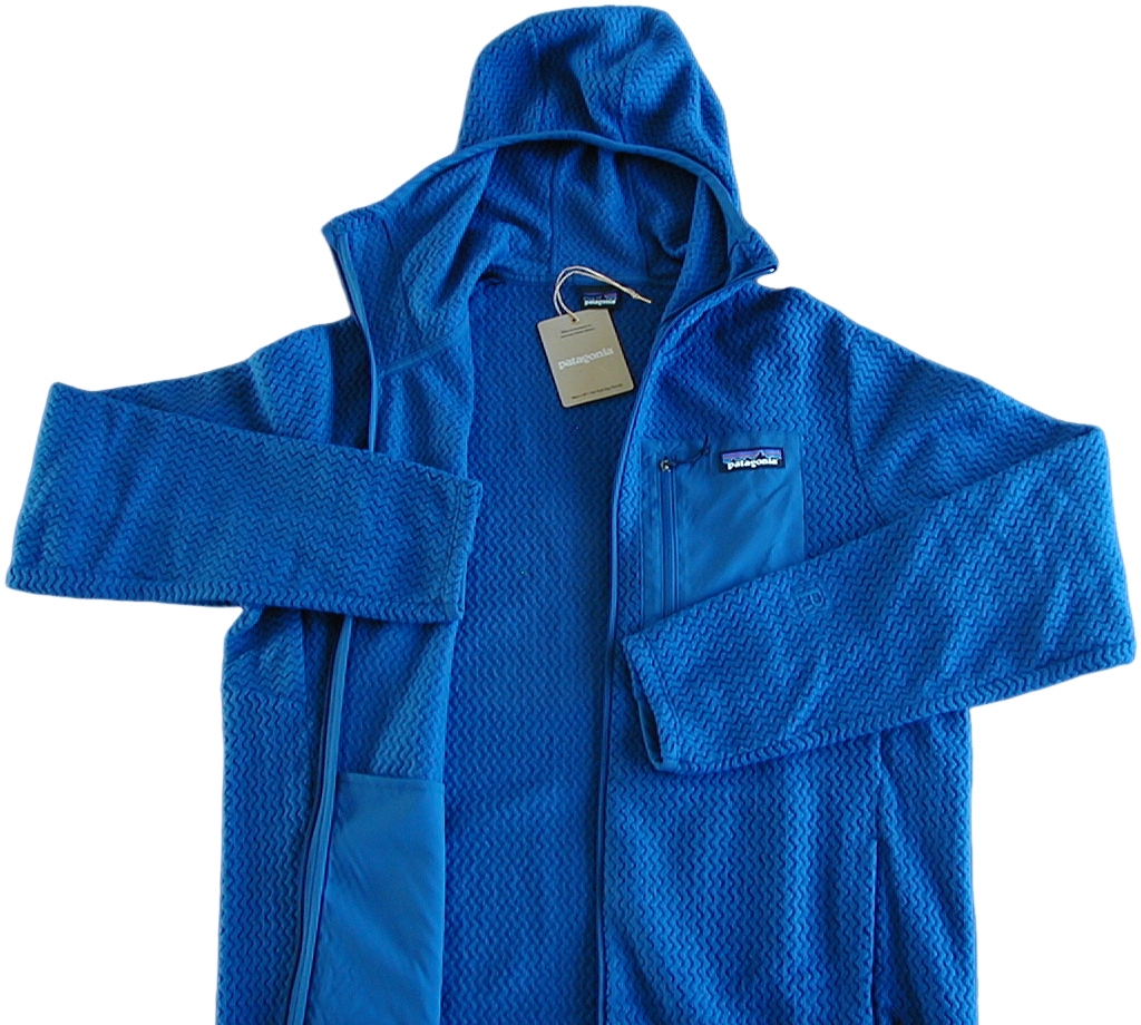 【新品S】パタゴニア M’s R1 エア・フルジップ・フーディ■ patagonia ■ Clement Blue (CLMB) ■ - 画像 (2)