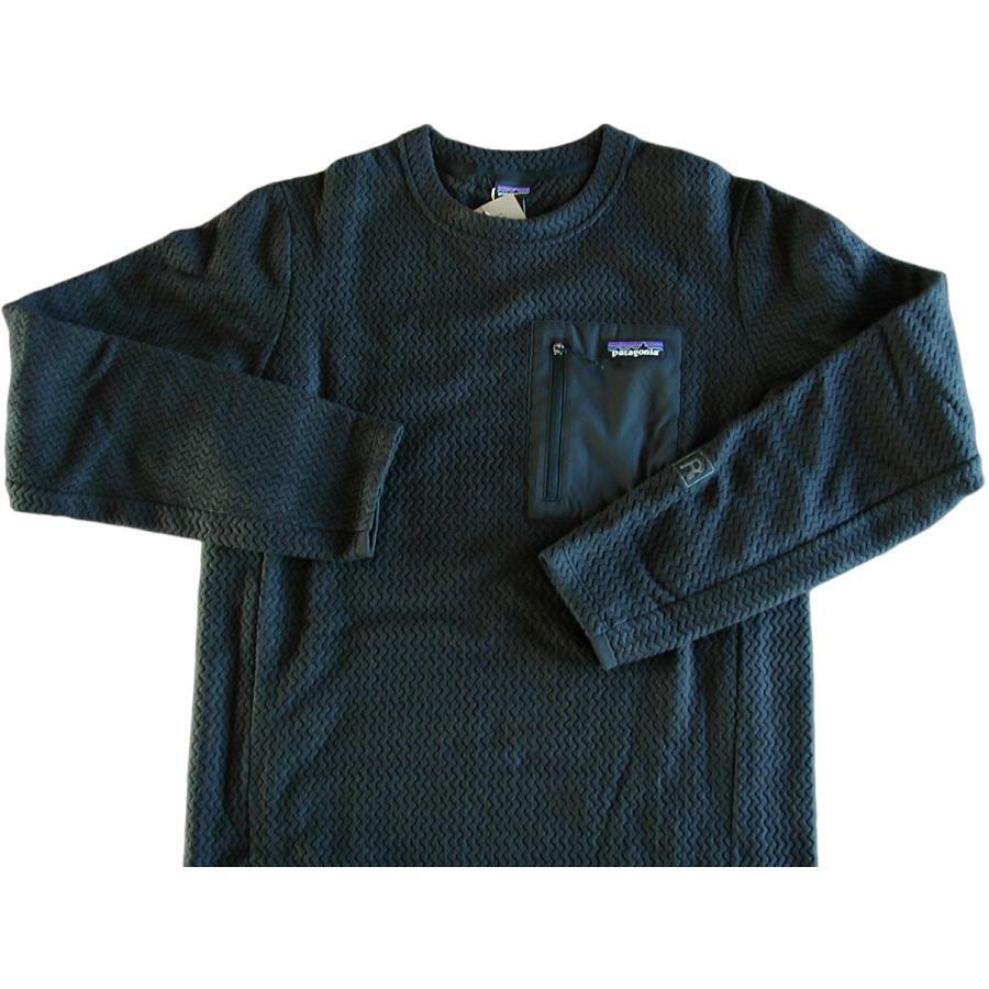 【新品S】パタゴニア M’s R1 エア・クルー ■ patagonia ■ Black (BLK) - 画像 (2)